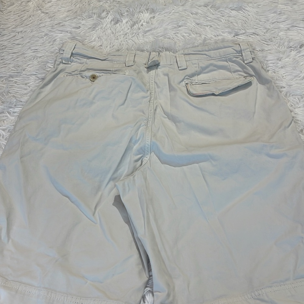 Robert Graham Light Tan Flat Front Shorts - Picture 7 of 7